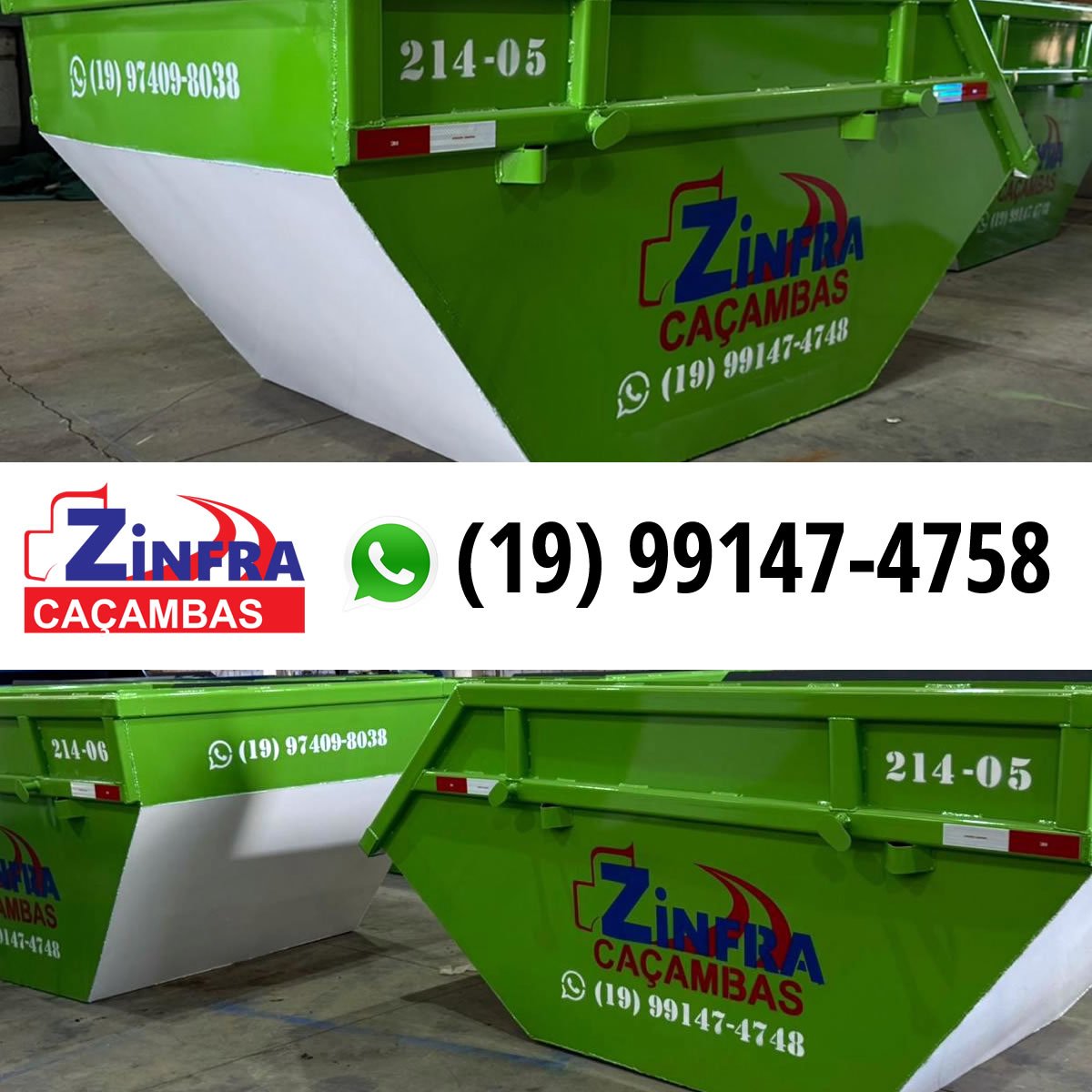 Aluguel de caçambas no Cambuí
